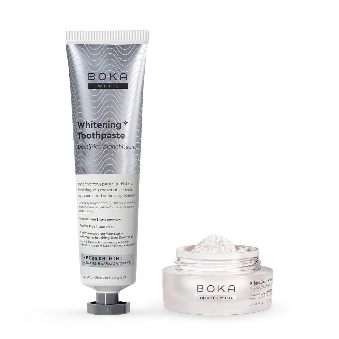 Whitening* Toothpaste & BrightBoost Powder Duo