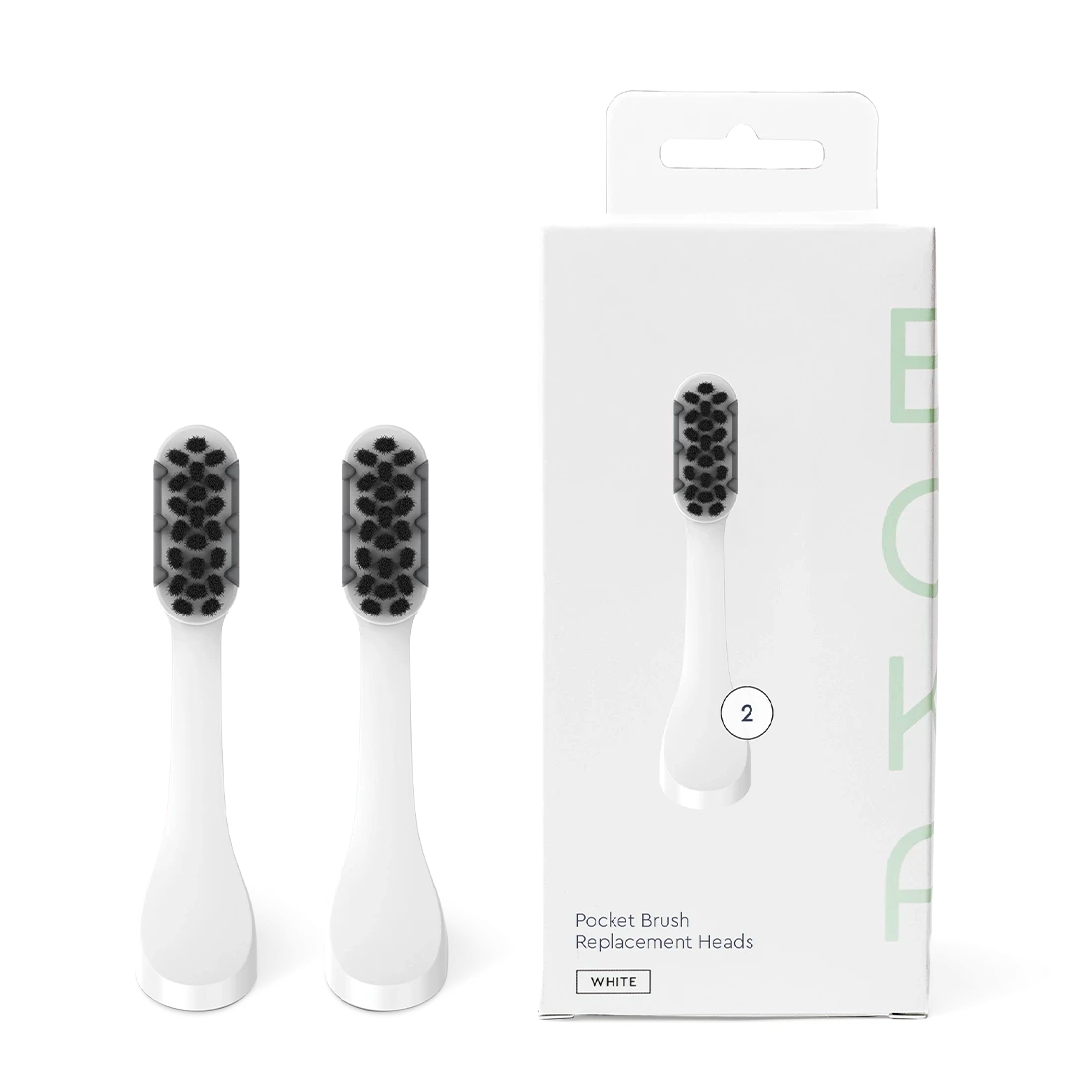 Boka Pocket Electric Toothbrush Replacement Heads 2-Pack